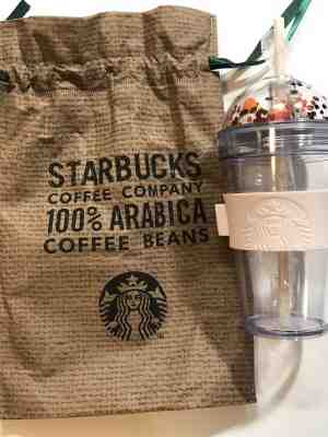 Starbucks Autumn Maple Bearista Figure 16oz Tumbler Cup Dome Lid New  - Sold on eBay Feb, 6th 2020 for $44.99