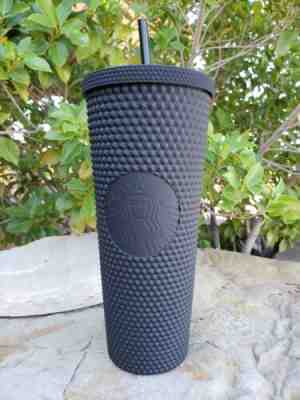 Starbucks •Fall 2019 Limited Edition• 24 oz Studded Matte Black Tumbler - Sold on eBay Feb, 6th 2020 for $70.00