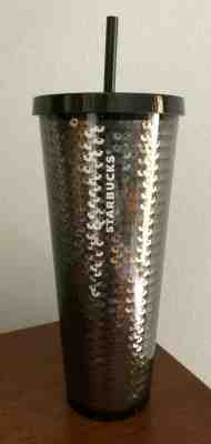 Starbucks Holiday 2018 Venti Tumbler BLACK SEQUINS COLD CUP 24oz Limited - Sold on eBay Feb, 5th 2020 for $34.99