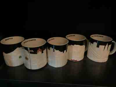 starbucks city relief mugs - Sold on eBay Feb, 5th 2020 for $75.00