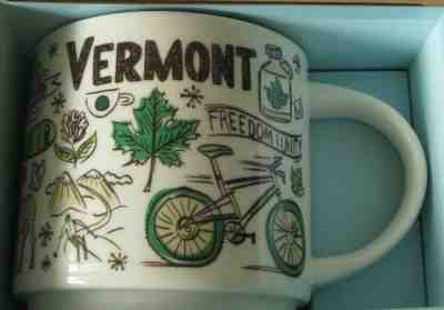 Vermont Starbucks Mug Coffee Cup Been There Series States New in Box 14 oz ounce - Sold on eBay Feb, 5th 2020 for $44.95