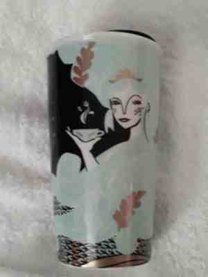Starbucks 2018 limited edition 12 oz Siren Mermaid Double Wall Ceramic Tumbler - Sold on eBay Feb, 5th 2020 for $36.00