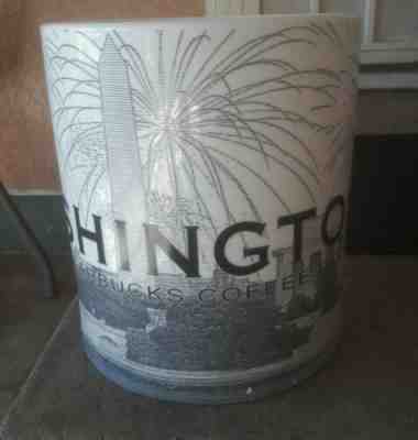 VHTF 2002 Starbucks  WASHINGTON D.C. Skyline Series Huge Giant Mug 2.5 Gallons - Sold on eBay Feb, 8th 2020 for $249.00