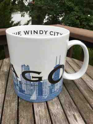 Giant Chicago Starbucks Mug Skyline Series, 2.5 Gallon (Rare) Series One (2002)