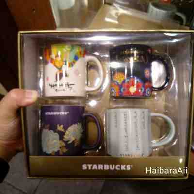 Starbucks Korea 2017 Korea demi mug set (4ea) + Tracking number - Sold on eBay Feb, 8th 2020 for $62.59