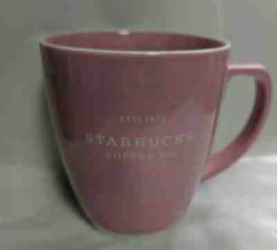 Starbucks 2006 18 oz. Coffee Mug - Abbey - Pink and White - Sold on eBay Feb, 8th 2020 for $39.95