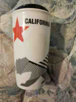 Rare 2015 California Bear Starbucks Collectible Coffee Travel Mug 12oz Ceramic - Sold on eBay Feb, 8th 2020 for $33.95