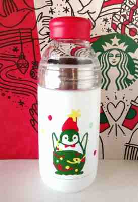 Starbucks Japan Stainless Steel Double Wall Bottle Penguin 355ml Holiday 2017 - Sold on eBay Feb, 8th 2020 for $50.00