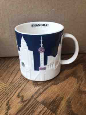 Rare China Starbucks Shanghai City Relief 3D Mark Mug Special Limited 16oz LN - Sold on eBay Feb, 8th 2020 for $35.00