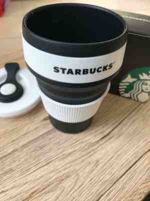 Starbucks Malaysia Limited Edition Black Collapsible Cup 50'C to 200'C Brand New - Sold on eBay Feb, 8th 2020 for $40.00