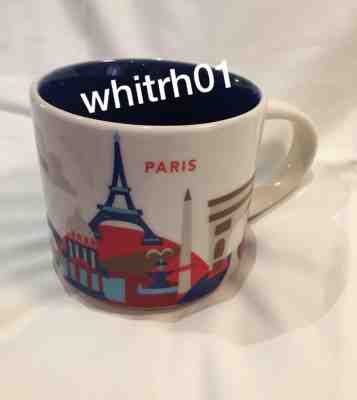 Starbucks Paris Mug YAH Eiffel Tower Beret Bread France Coffee Cup You Are Here - Sold on eBay Feb, 7th 2020 for $49.99