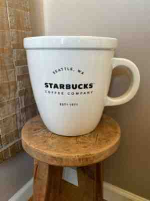Starbucks Gaint Abbey Classic Ceramic Mug  138 oz Limited Edition 1 Gallon Cap - Sold on eBay Feb, 7th 2020 for $114.99