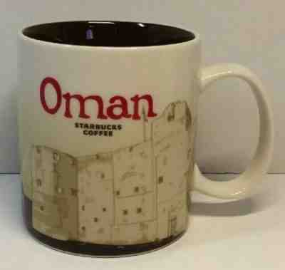 Starbucks OMAN Coffee Mug 2016 Glossy Finish CITY ICON SERIES Jordan - Sold on eBay Feb, 7th 2020 for $40.00