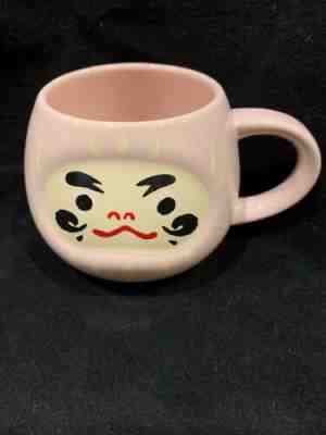 NEW! 2020 Starbucks Japan Valentine Pink Daruma 8 Oz Mug Cup Tokyo Limited - Sold on eBay Feb, 7th 2020 for $35.00