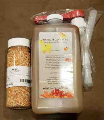 RARE Starbucks Maple Pecan Sauce Syrup, PUMP, and Autumn Sugar Topping! - Sold on eBay Feb, 7th 2020 for $44.95