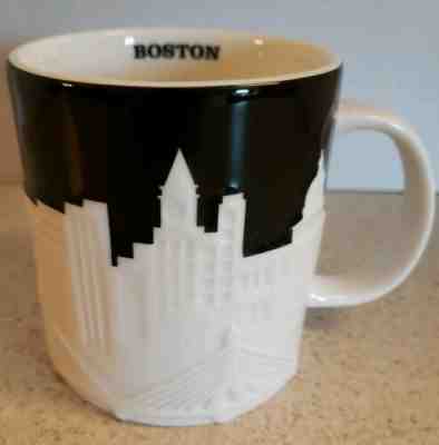 Starbucks Boston City Relief Collector Series Embossed 16 oz Coffee Mug 2012 NEW - Sold on eBay Feb, 7th 2020 for $35.00