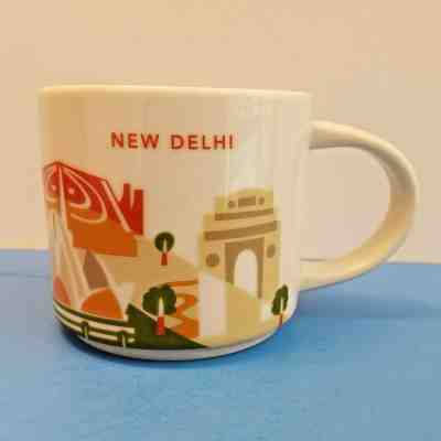 NWT Starbucks City of NEW DELHI INDIA You Are Here YAH Mug Cup Original