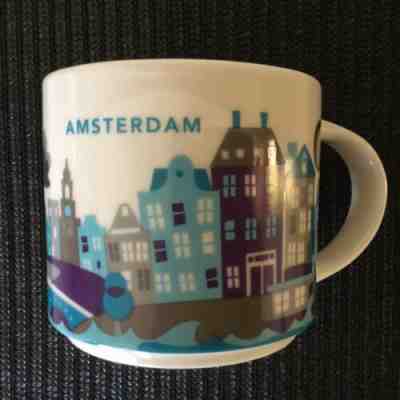 Starbucks // "You Are Here" Collection // Amsterdam // 2017 // 14 oz. Mug - Sold on eBay Feb, 10th 2020 for $30.00