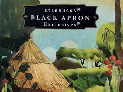 Starbucks Black Apron Exclusives card. Ethiopia Harrar. Rare. HTF. - Sold on eBay Feb, 10th 2020 for $36.50