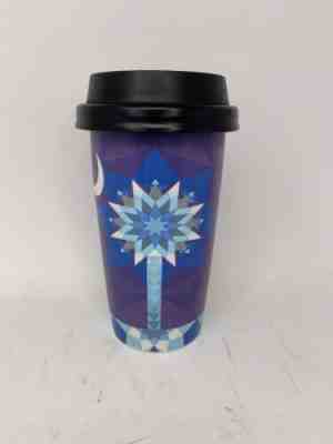 Starbucks 2017 Blue South Carolina Patchwork Tumbler Travel Coffee Mug 12 oz - Sold on eBay Feb, 10th 2020 for $45.00