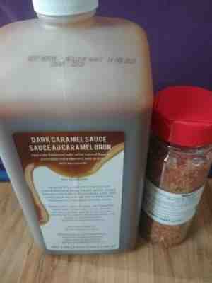 Starbucks Dark Caramel Sauce with caramel brulle topping  - Sold on eBay Feb, 10th 2020 for $50.00