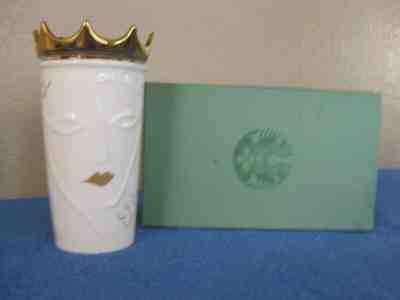 New Starbucks 2016 Siren Tumbler Gold Crown Mermaid Anniversary 10oz NIB Rare - Sold on eBay Feb, 10th 2020 for $60.00