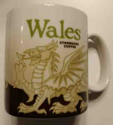 Starbucks Global Icon Mug with Sticker - Wales - Sold on eBay Feb, 9th 2020 for $40.00