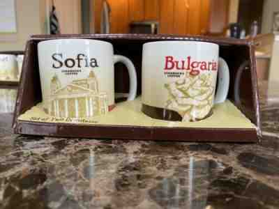 Starbucks Global Series Sofia & Bulgaria Demitasse set of two 3oz Mugs - Sold on eBay Feb, 9th 2020 for $50.00