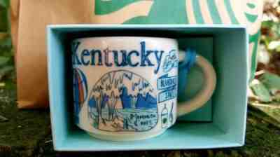  Starbucks KENTUCKY Mini Mug BEEN THERE SERIES Ornament NWB 2oz Fast Ship - Sold on eBay Feb, 9th 2020 for $39.99