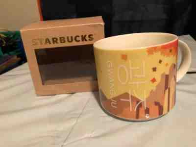STARBUCKS Korea 2016 Real Gwangju City Mug 414ml. 14oz YAH Series Collection  - Sold on eBay Feb, 9th 2020 for $34.99