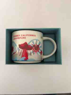 NIB Starbucks Coffee You Are Here Mug Disney California Adventure Paradise Pier - Sold on eBay Feb, 9th 2020 for $32.95