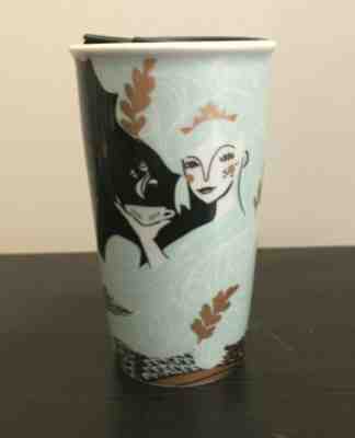  Starbucks 2018 Holiday Mermaid Siren Double Wall Travel Tumbler 12 Oz RARE! - Sold on eBay Feb, 9th 2020 for $30.00