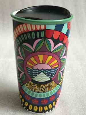 Starbucks + Jessie & Katey Double Walled Ceramic Travel Tumbler Limited Edition  - Sold on eBay Feb, 9th 2020 for $39.99