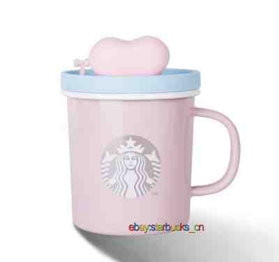 Starbucks Mug 2020 China Valentine's Day Pink Love cup cover 13oz Cup - Sold on eBay Feb, 9th 2020 for $32.99