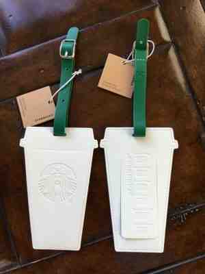 starbucks luggage tag