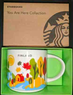 Starbucks "Finland" 2019 You Are Here 14 Oz Coffee Mug Ceramic YAH Heksinki - Sold on eBay Feb, 9th 2020 for $54.98
