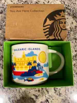 Starbucks Balearic Islands You Are Here 14 oz Mug - Sold on eBay Feb, 9th 2020 for $47.51
