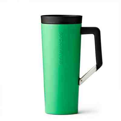 Starbucks Stainless Steel Clip Tumbler/Kelly Green/16 fl oz/473ml - Sold on eBay Feb, 14th 2020 for $34.95