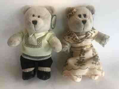 SET OF STARBUCKS BEARISTA BEARS Boy & Girl 2018 PHILIPPINES NEW with Tags 2018 - Sold on eBay Feb, 14th 2020 for $69.99