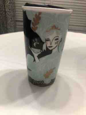Starbucks Mermaid Siren 12 oz Ceramic Travel Tumbler Mug - Sold on eBay Feb, 14th 2020 for $31.00