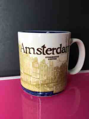 Starbucks Amsterdam Global Icon Coffee Tea Cup - 16 oz. Collector City Cup NWT - Sold on eBay Feb, 14th 2020 for $39.95