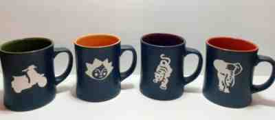 Starbucks colectors set elephant Tiger Vespa Mermaid Sun Mug Lot Of 4 2011 2012 - Sold on eBay Feb, 14th 2020 for $59.95