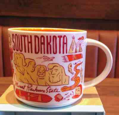 Starbucks Been There Series South Dakota Mug New Rushmore Free Shipping - Sold on eBay Feb, 13th 2020 for $32.99