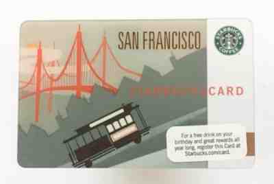 2009 Starbucks Gift Card. SAN FRANCISCO TROLLEY. Mint Worldwide shipping. - Sold on eBay Feb, 13th 2020 for $59.99