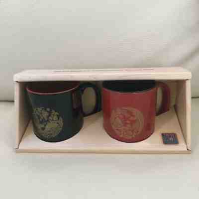 Starbucks JAPAN 2011 Collectable Demi Set of 2 types of earthenware black red - Sold on eBay Feb, 13th 2020 for $62.50