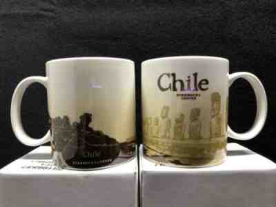 (2) Starbucks CHILE Icon Collectors Series Mugs 16 oz *NEW*