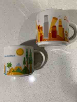 Starbucks You Are Here Los Angeles California Retired Mugs - Sold on eBay Feb, 13th 2020 for $40.00
