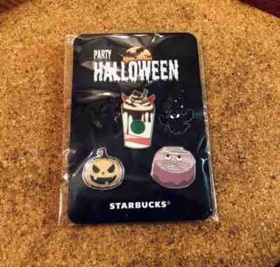 New Starbucks China Halloween Party Pin Set - Sold on eBay Feb, 13th 2020 for $49.99