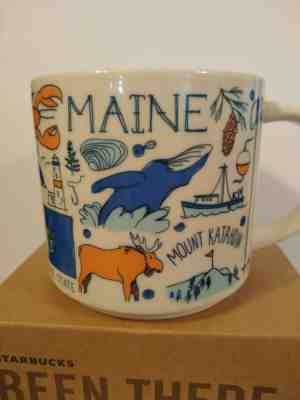 Starbucks Mug Maine ME Been There Series 14 ounce NIB, Lobster The Pine State  - Sold on eBay Feb, 12th 2020 for $34.95