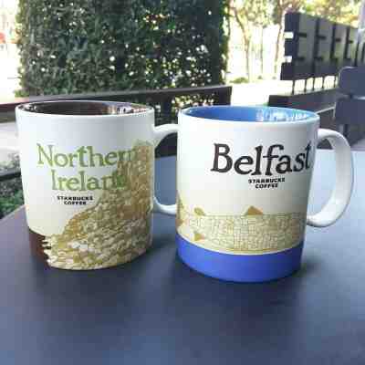 2 Original Starbucks City Mugs 16 oz NORTHEN IRELAND & BELFAST series 2016-2017 - Sold on eBay Feb, 12th 2020 for $45.90